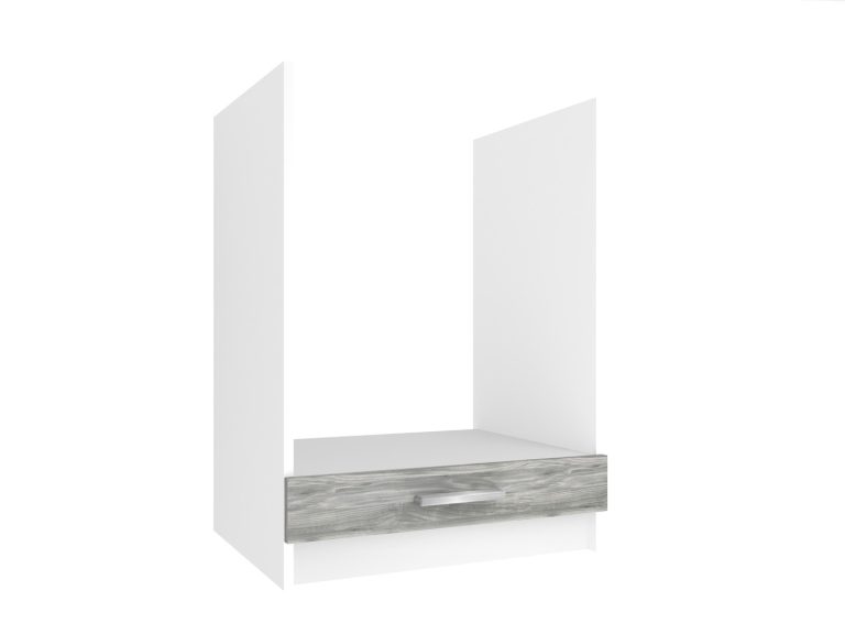 Belini Küchenunterschrank für Einbaubackofen 60 cm Grau Anthrazit Glamour Wood ohne Arbeitsplatte Hersteller TOR SDP60/0/WT/GW/0/E