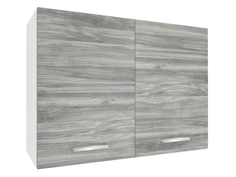 Küchenschrank Belini oben 80 cm grau anthrazit Glamour Wood Hersteller TOR SG80/1/WT/GW1/0/E