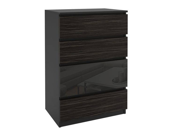 Kommode 61 Belini schwarz / königliches Ebenholz Hersteller SI KOM1/1/B/HK/B/0