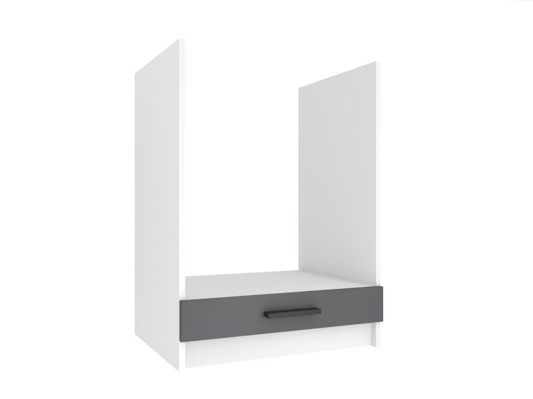Belini Unterschrank für Einbaubackofen 60 cm Grau matt ohne Arbeitsplatte Hersteller TOR SDP60/0/WT/SR/0/B1