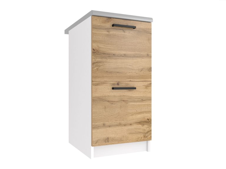Belini Unterschrank ohne Arbeitsplatte 40 cm Eiche Wotan Hersteller TOR SD2-40/0/WT/DW/BB/B1