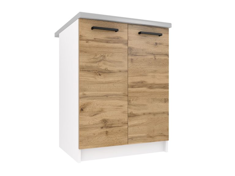 Belini Unterschrank ohne Arbeitsplatte 60 cm Wotan Eiche Hersteller TOR SD2-60/0/WT/DW/BB/B1
