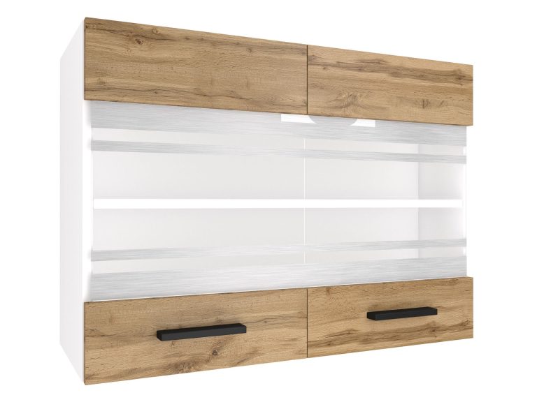 Küchenschrank Belini oben 80 cm Wotan-Eiche Hersteller TOR SGW80/3/WT/DW/0/B1