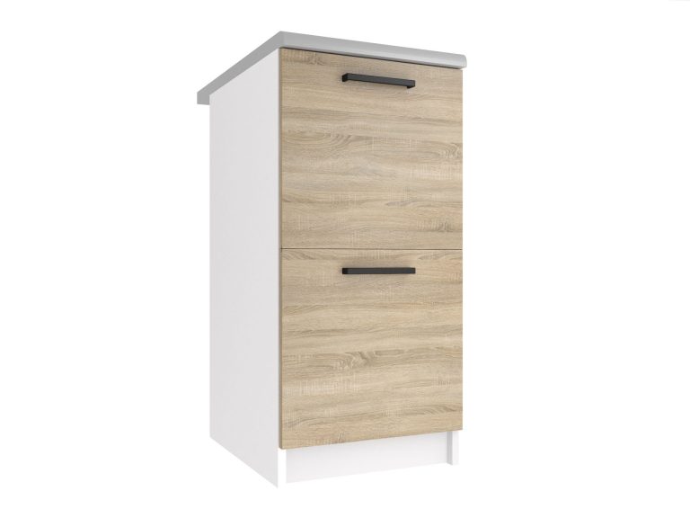 Belini Unterschrank 40 cm Sonoma Eiche mit Arbeitsplatte Hersteller TOR SD2-40/0/WT/DS/0/B1