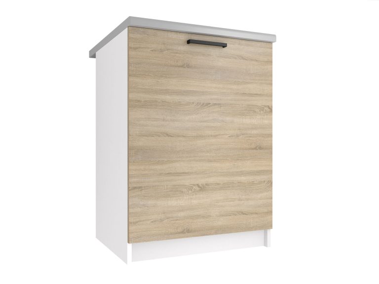 Belini Unterschrank 60 cm Sonoma Eiche mit Arbeitsplatte Hersteller TOR SD60/0/WT/DS/0/B1