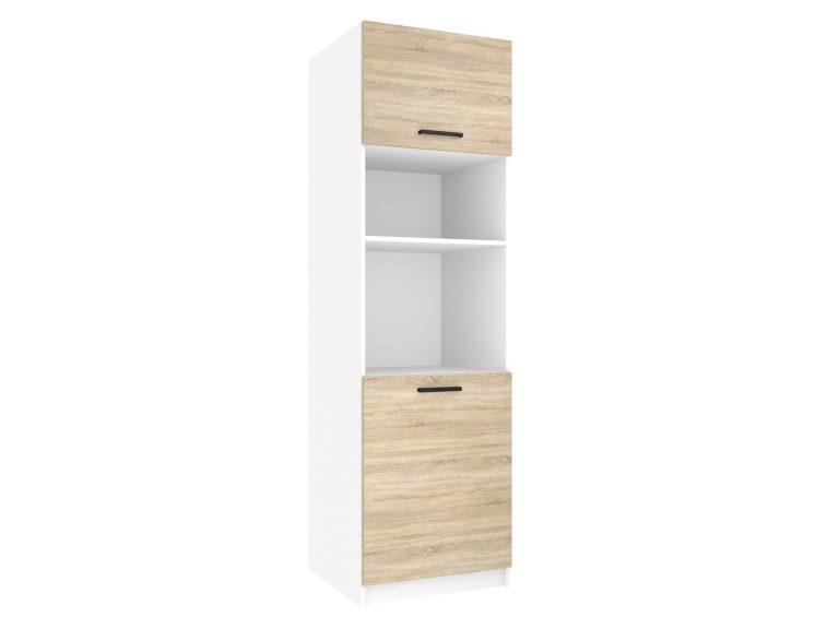 Belini Hoher Küchenschrank zur Einbau des Backofens 60 cm Sonoma Eiche Hersteller TOR SSP60/1/WT/DS/0/B1