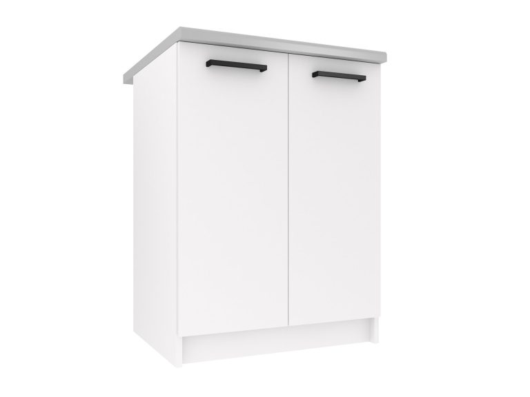 Küchenschrank Belini unten 60 cm weiß matt ohne Arbeitsplatte Hersteller TOR SD2-60/0/WT/WT/0/B1