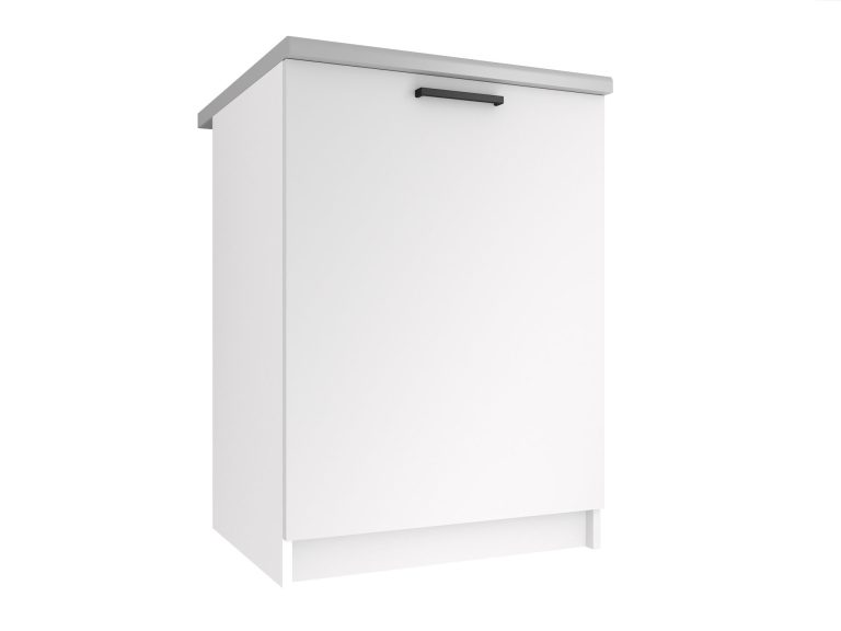 Belini Unterschrank 60 cm weiß matt mit Arbeitsplatte Hersteller TOR SD60/0/WT/WT/0/B1/
