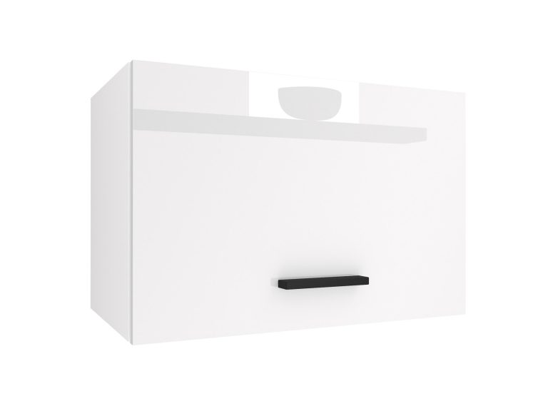 Küchenschrank Belini für Dunstabzugshaube 60 cm weiß glänzend Hersteller INF SGP60/2/WT/W/0/B1