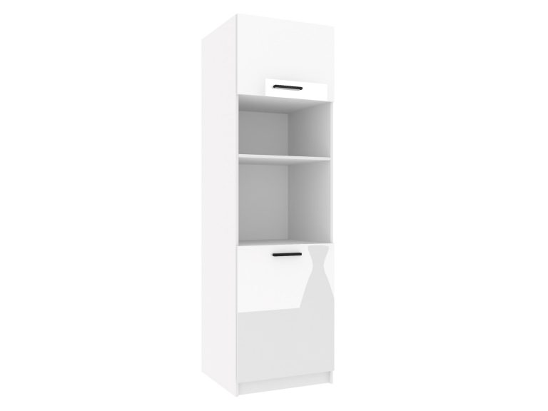 Hochschrank Belini für Einbaubackofen 60 cm Weiß Hochglanz Hersteller INF SSP60/1/WT/W/0/B1
