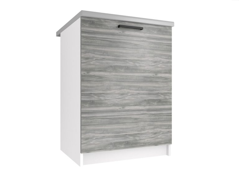 Belini Unterschrank ohne Arbeitsplatte 60 cm Grau Antrazit Glamour Wood Hersteller TOR SD60/0/WT/GW1/BB/B1
