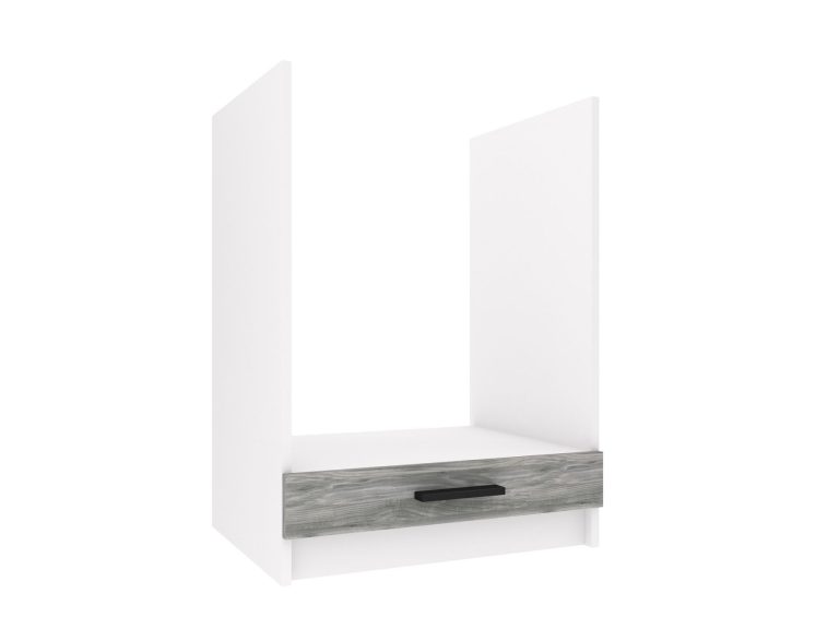 Belini Küchenunterschrank für Einbaubackofen 60 cm Grau Anthrazit Glamour Wood ohne Arbeitsplatte Hersteller TOR SDP60/0/WT/GW/0/B1