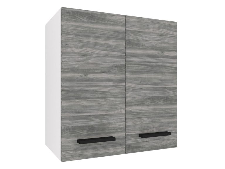 Küchenschrank Belini oben 60 cm grau anthrazit Glamour Wood Hersteller TOR SG2-60/3/WT/GW1/0/B1