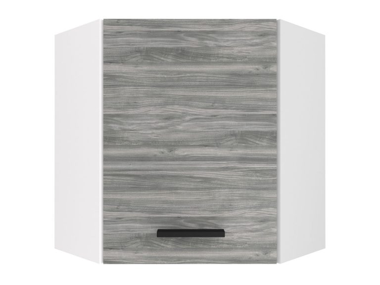 Küchenschrank Belini oberer Eckschrank 60 cm grau Anthrazit Glamour Wood Hersteller TOR SGN60/1/WT/GW1/0/B1