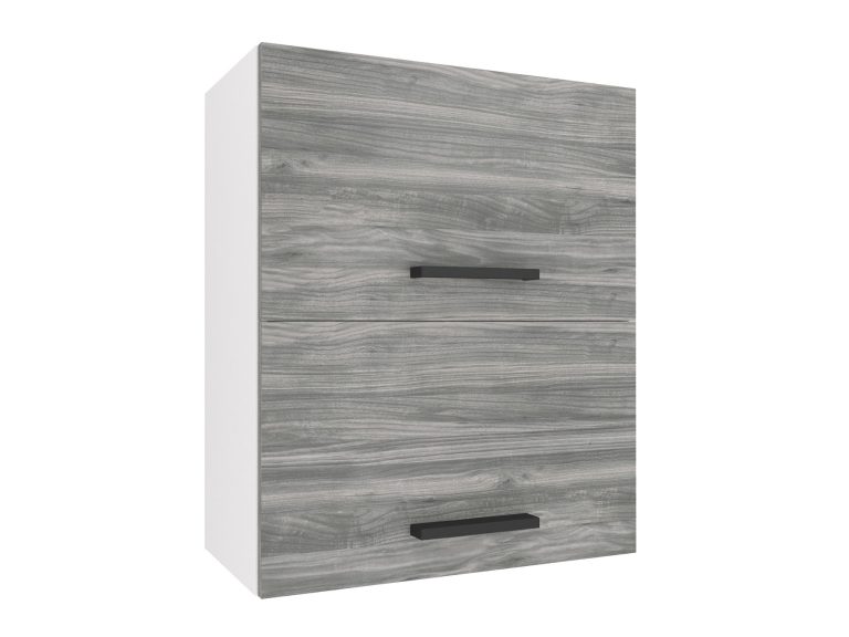 Küchenschrank Belini oben 60 cm grau anthrazit Glamour Wood Hersteller TOR SGP2-60/1/WT/GW1/0/B1