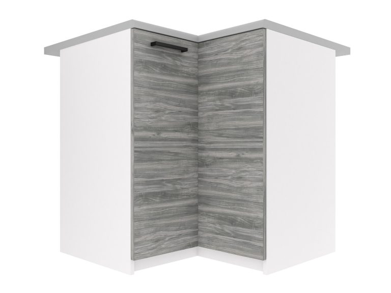 Küchenschrank Belini untere Ecke 90 cm Glamour Wood ohne Arbeitsplatte Hersteller TOR SNP90/2/WT/GW1/BB/B1