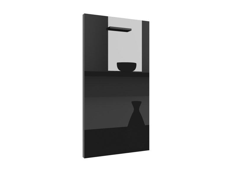 Belini vollintegrierte Frontblende für Geschirrspüler 45 cm Schwarz Hochglanz Hersteller INF PZ45/1/WT/B/0/B1

