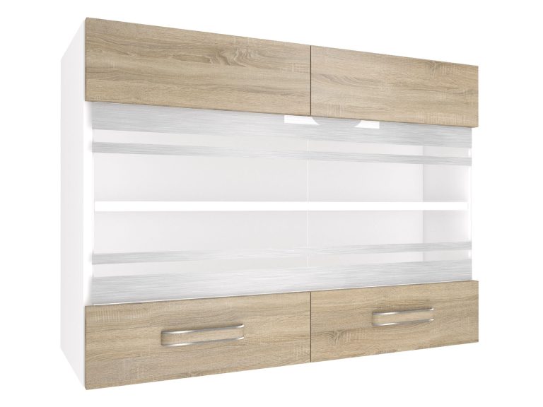 Küchenschrank Belini Oberschrank 80 cm Eiche sonoma Hersteller TOR SGW80/2/WT/DS/0/F