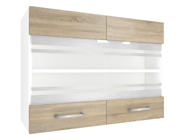 Küchenschrank Belini Oberschrank 80 cm Eiche sonoma Hersteller TOR SGW80/2/WT/DS/0/P