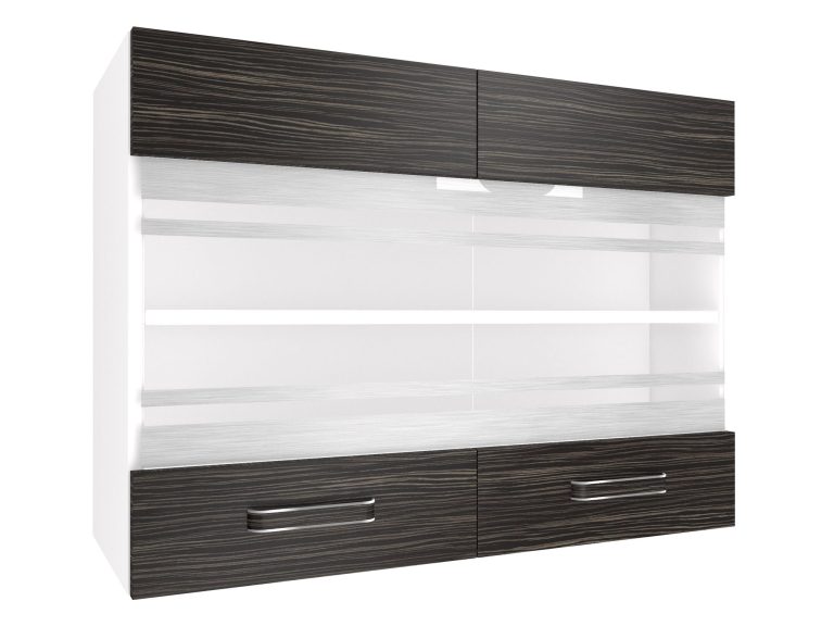 Küchenschrank Belini oben 80 cm königliches Ebenholz Hersteller TOR SGW80/2/WT/HK/0/F