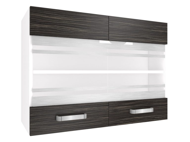 Küchenschrank Belini oben 80 cm königliches Ebenholz Hersteller TOR SGW80/2/WT/HK/0/U