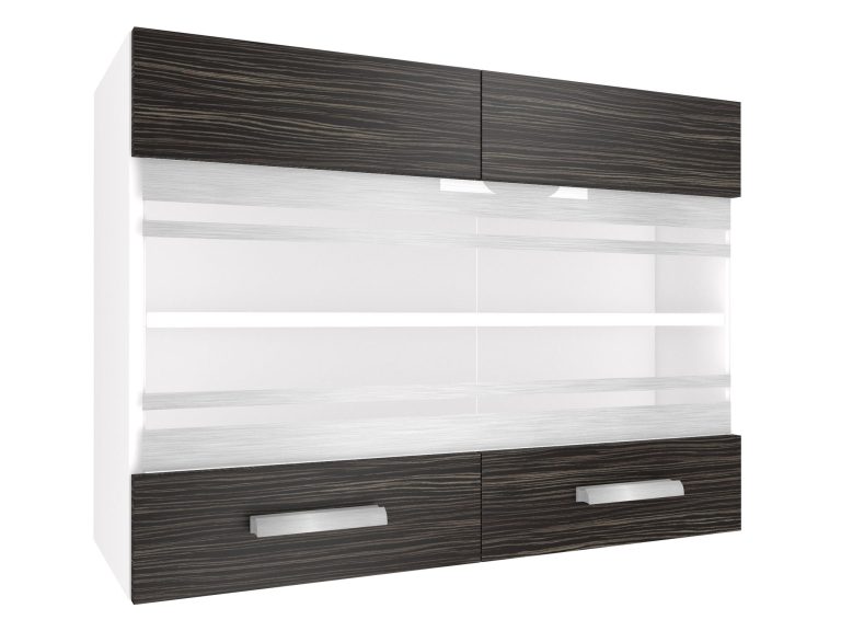 Küchenschrank Belini oben 80 cm königliches Ebenholz Hersteller TOR SGW80/2/WT/HK/0/T