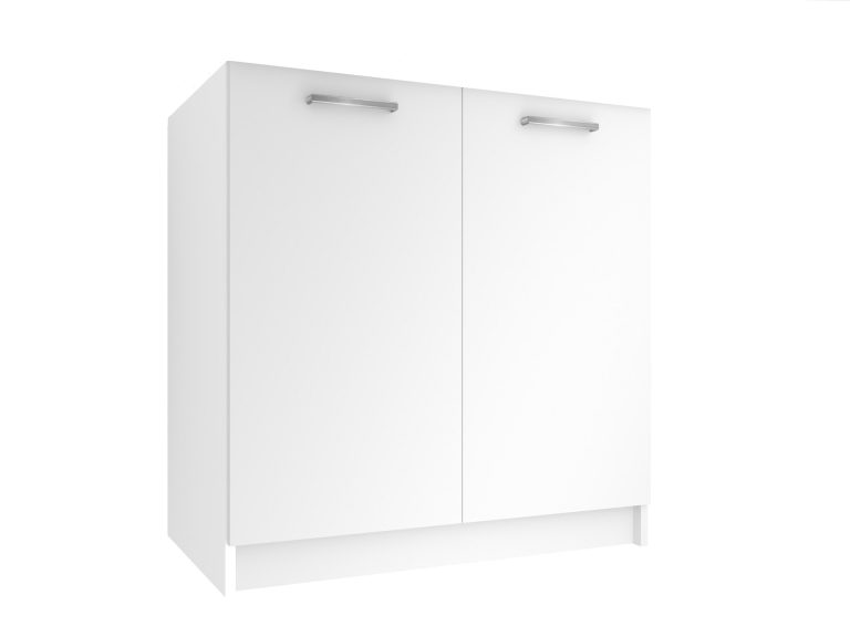 Küchenschrank Belini für Spüle 80 cm weiß matt ohne Arbeitsplatte Hersteller TOR SDZ80/0/WT/WT/0/E