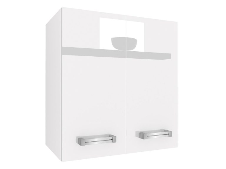 Küchenschrank Belini oben 60 cm weiß glänzend Hersteller INF SG2-60/2/WT/W/0/D