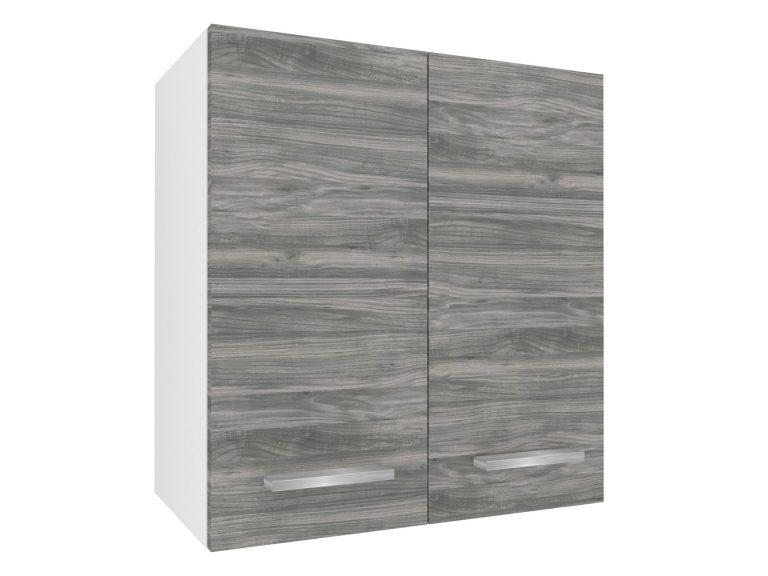 Küchenschrank Belini oben 60 cm grau anthrazit Glamour Wood Hersteller TOR SG2-60/2/WT/GW1/0/E