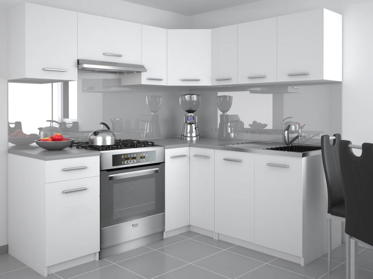 Eckküche Belini 360 cm weiß matt mit Arbeitsplatte Lidiauniqa3 Hersteller TOR LIDIAUNIQA3/4/WT/WT/0/E