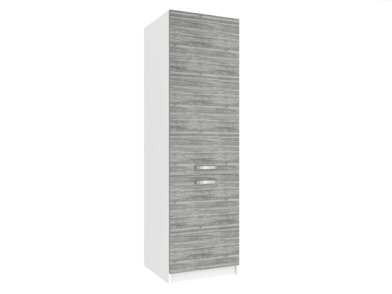 Belini Hochschrank für Einbaukühlschrank 60 cm Grau Antrazit Glamour Wood Hersteller TOR SSL60/1/WT/GW/0/U
