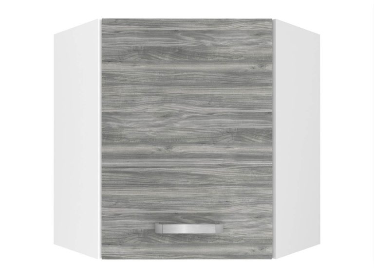 Küchenschrank Belini oberer Eckschrank 60 cm grau Anthrazit Glamour Wood Hersteller TOR SGN60/1/WT/GW1/0/U







