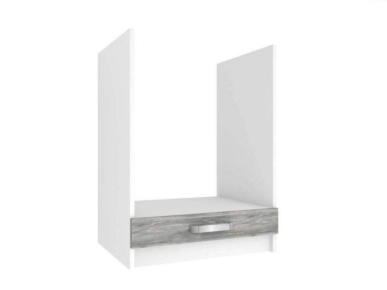 Belini Unterschrank für Einbauofen 60 cm Grau Antrazit Glamour Wood ohne Arbeitsplatte Hersteller TOR SDP60/0/WT/GW/0/U

