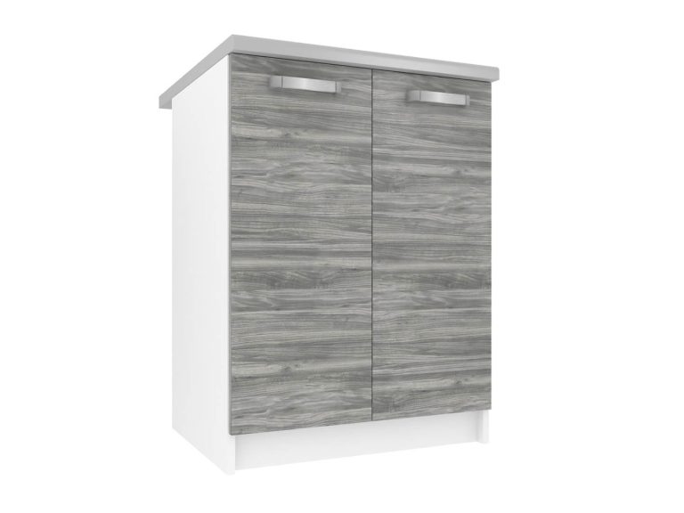 Belini Unterschrank 60 cm Antrazit Glamour Wood mit Arbeitsplatte Hersteller TOR SD2-60/0/WT/GW/0/U