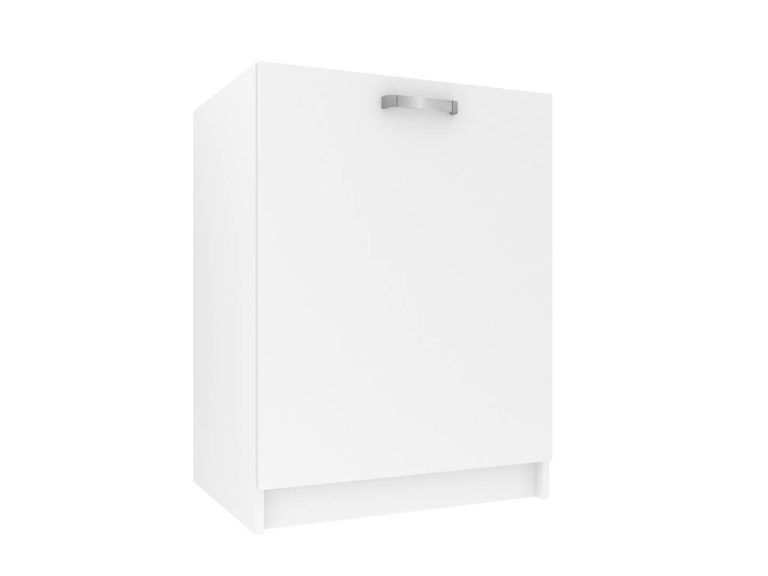 Belini Unterschrank Spüle 60 cm Matt Weiß ohne Arbeitsplatte Hersteller TOR SDZ60/0/WT/WT/0/U