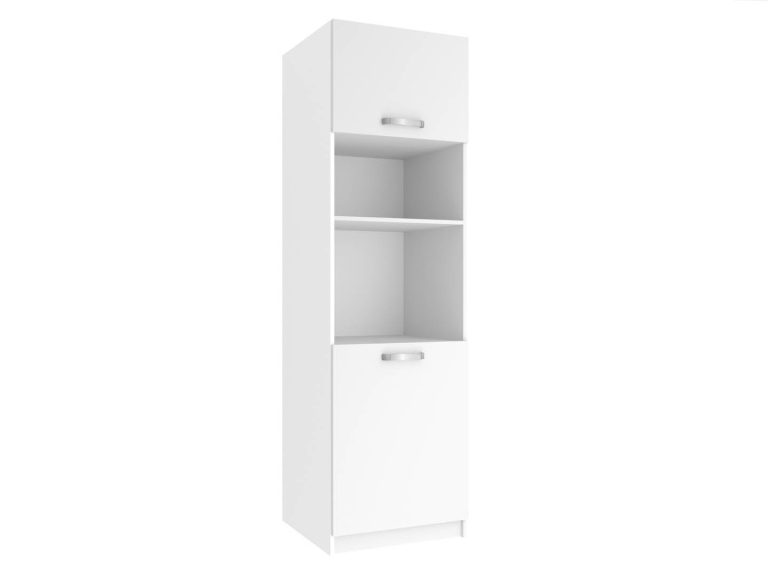 Belini Küchenhochschrank für Einbaubackofen 60 cm weiß matt Hersteller TOR SSP60/0/WT/WT/0/U