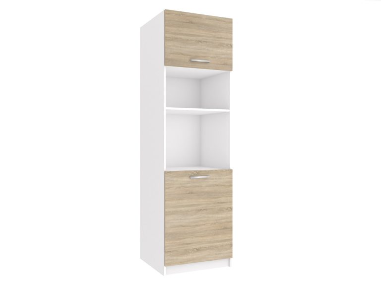 Belini Küchenhochschrank für Einbaubackofen 60 cm Eiche Sonoma HerstellerTOR SSP60/1/WT/DS/0/E