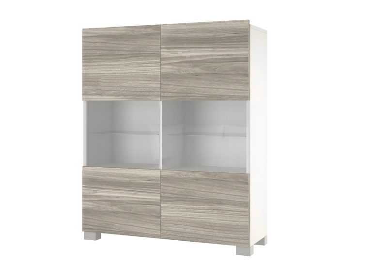 Kommode Belini grau anthrazit Glamour Wood Imperium Belini 8 Hersteller IMP KOM1/3/W/GW1/0/0
