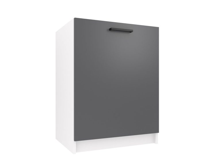 Belini Spülenschrank 60 cm Grau matt ohne Arbeitsplatte Hersteller TOR SDZ60/0/WT/SR/0/B1