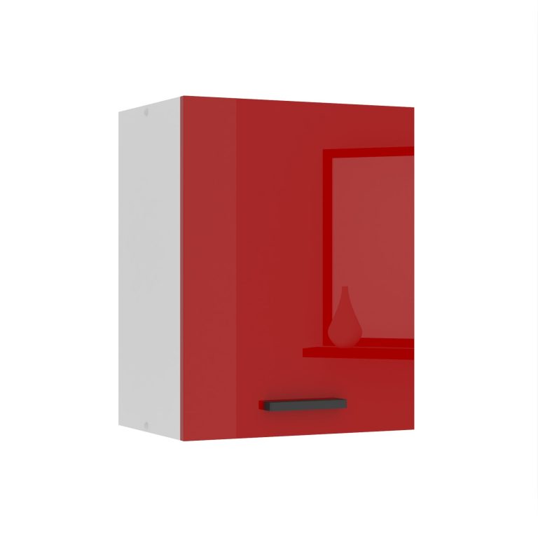 Belini Küchenschrank Premium Full Version oberer 45 cm Hochglanzrot Hersteller INF SG45/0/WT/R/0/B1/PP

