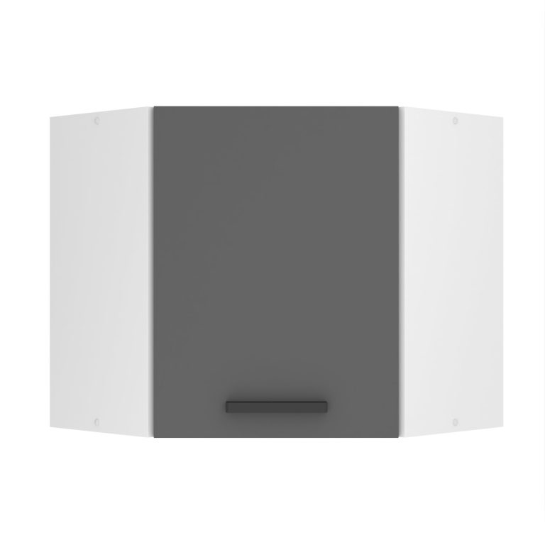 Belini oberer Eckschrank Premium Full Version oberer 60 cm Mattgrau Hersteller TOR SGN60/0/WT/SR/0/B1/PP
