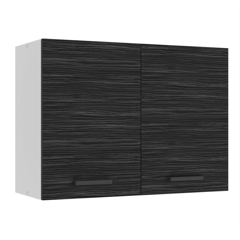 Belini Küchenschrank Premium Full Version oberer 80 cm königliches Ebenholz Hersteller TOR SG80/0/WT/HK/0/B1/PP

