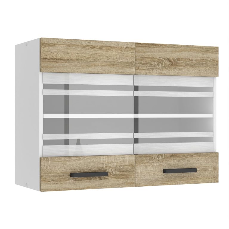 Belini Küchenschrank Premium Full Version oberer 80 cm Sonoma-Eiche Hersteller TOR SGW80/0/WT/DS/0/B1/PP

