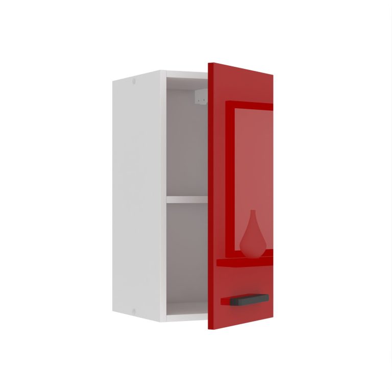 Belini Küchenschrank Premium Full Version oberer 30 cm Hochglanzrot Hersteller INF SG30/0/WT/R/0/B1/PP

