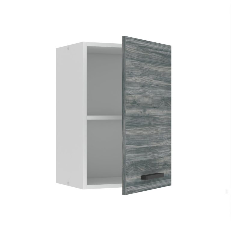 Belini Küchenschrank Premium Full Version oberer 40 cm Grau Anthrazit Glamour Wood Hersteller TOR SG40/0/WT/GW/0/B1/PP

