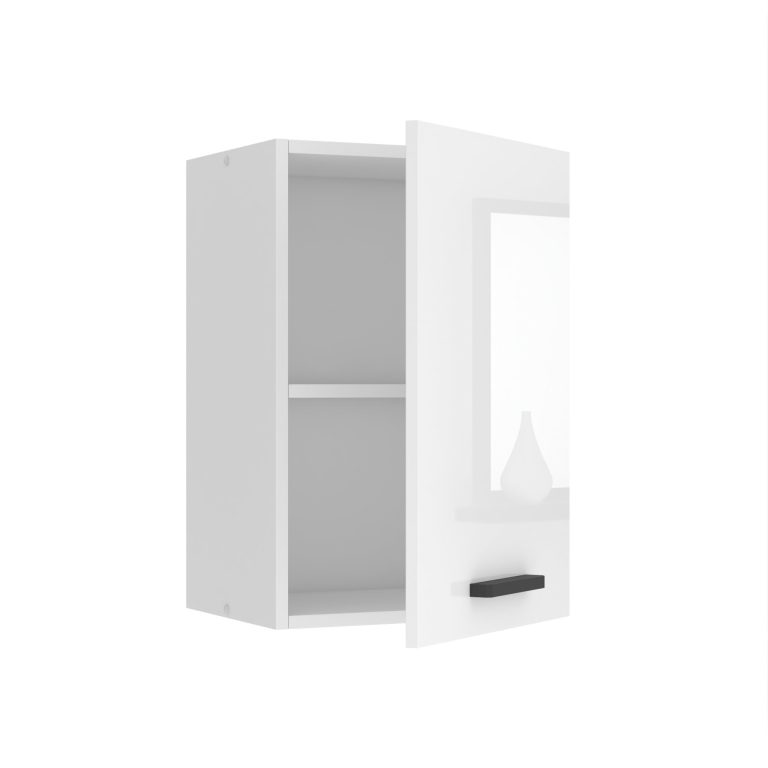 Belini Küchenschrank Premium Full Version oberer 40 cm Hochglanzweiß Hersteller INF SG40/0/WT/W/0/B1/PP


