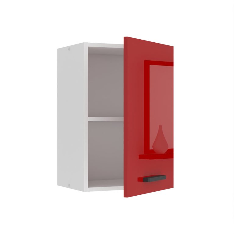 Belini Küchenschrank Premium Full Version oberer 40 cm Hochglanzrot Hersteller INF SG40/0/WT/R/0/B1/PP

