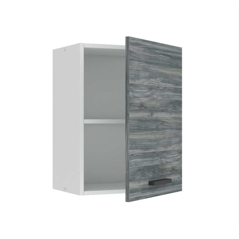 Belini Küchenschrank Premium Full Version oberer 45 cm Grau Anthrazit Glamour Wood Hersteller
