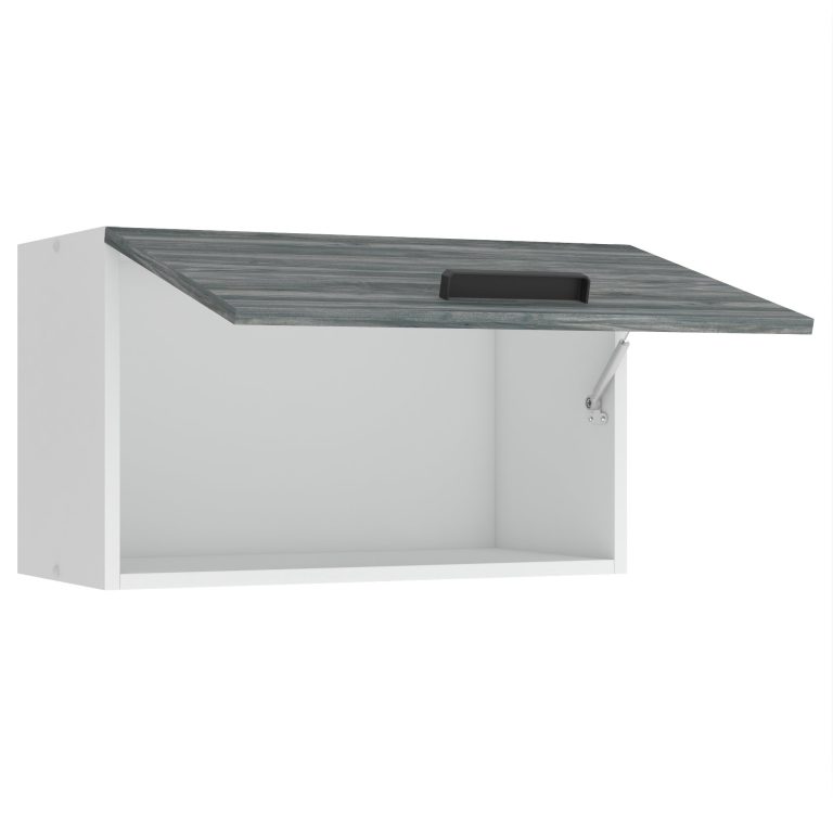 Belini Küchenschrank für Dunstabzugshaube Premium Full Version oberer 60 cm Grau Anthrazit Glamour Wood Hersteller TOR SGP60/0/WT/GW/0/B1/PP
