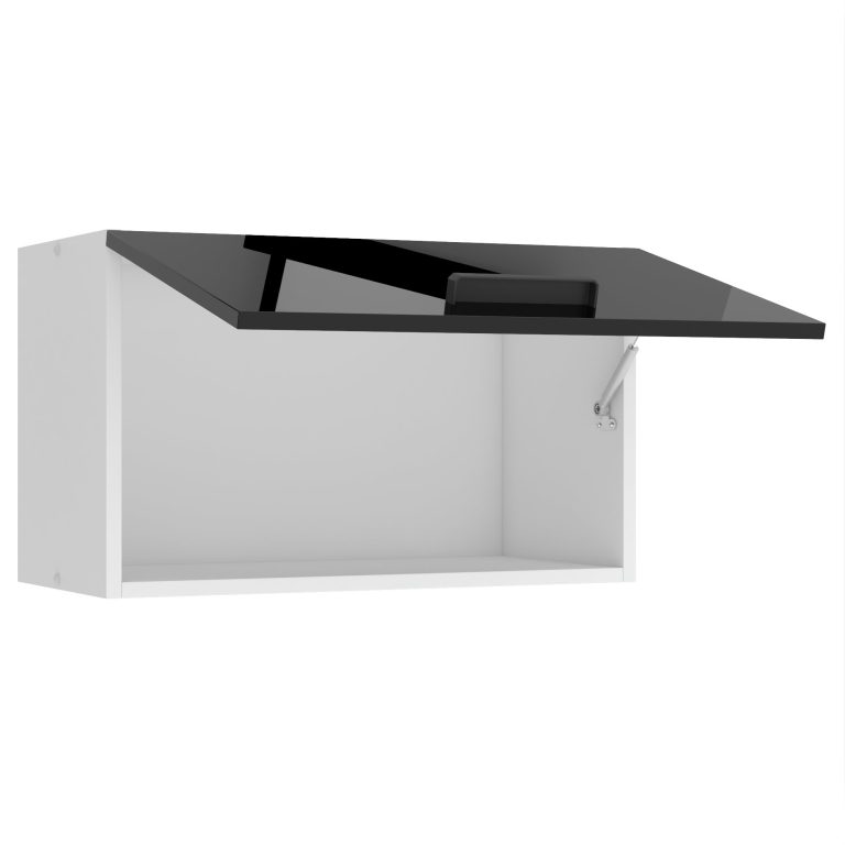 Belini Küchenschrank für Dunstabzugshaube Premium Full Version oberer 60 cm Hochglanzschwarz Hersteller INF SGP60/0/WT/B/0/B1/PP
